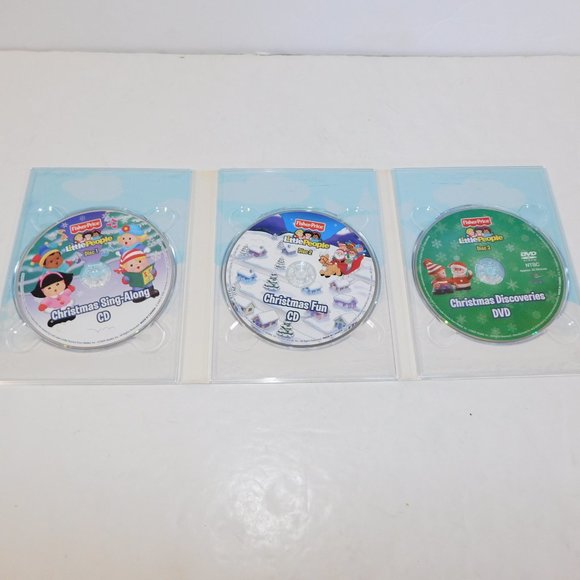 Fisher Price Little People CHRISTMAS FUN Music CD & DVD Set for Kids - Picture 2 of 5